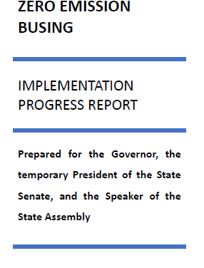 2025 Zero Emission Busing – Implementation Progress Report