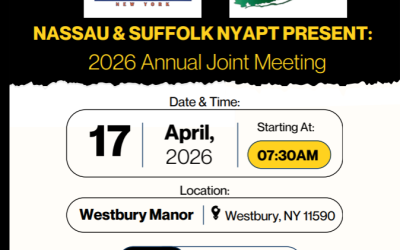 SAVE THE DATE – Joint Meeting Nassau & Suffolk NYAPT