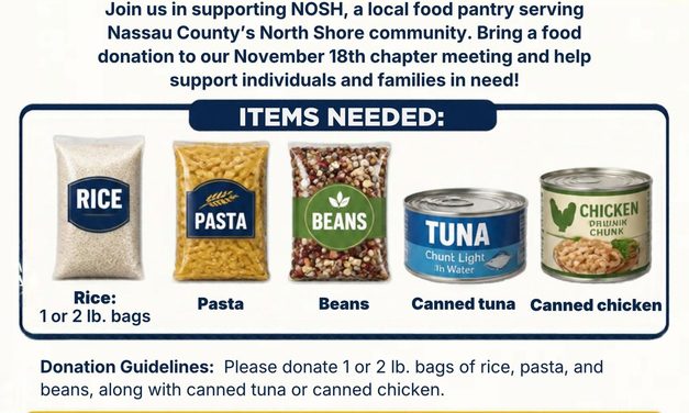 Nassau NYAPT Food drive